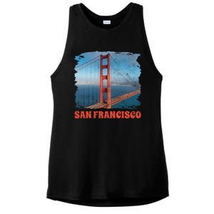 San Francisco Bridge Ladies PosiCharge Tri-Blend Wicking Tank