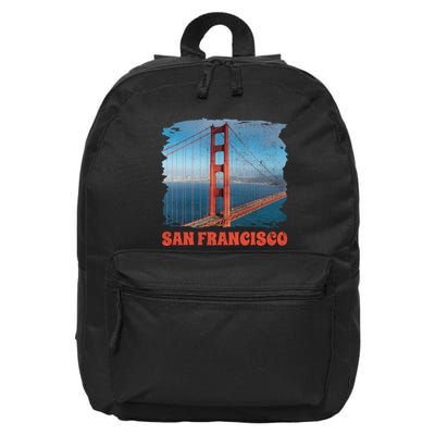 San Francisco Bridge 16 in Basic Backpack