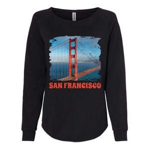 San Francisco Bridge Womens California Wash Sweatshirt