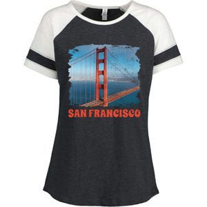 San Francisco Bridge Enza Ladies Jersey Colorblock Tee