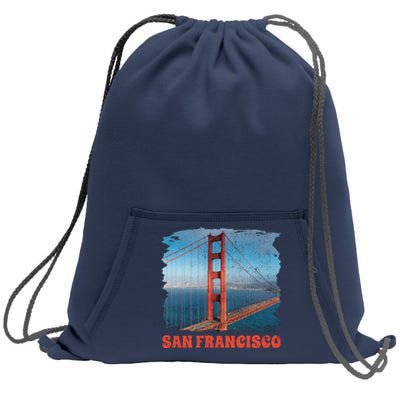 San Francisco Bridge Sweatshirt Cinch Pack Bag