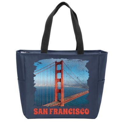 San Francisco Bridge Zip Tote Bag