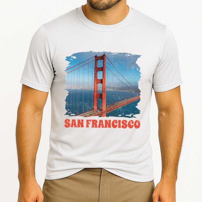 San Francisco Bridge Cooling Performance Crew T-Shirt