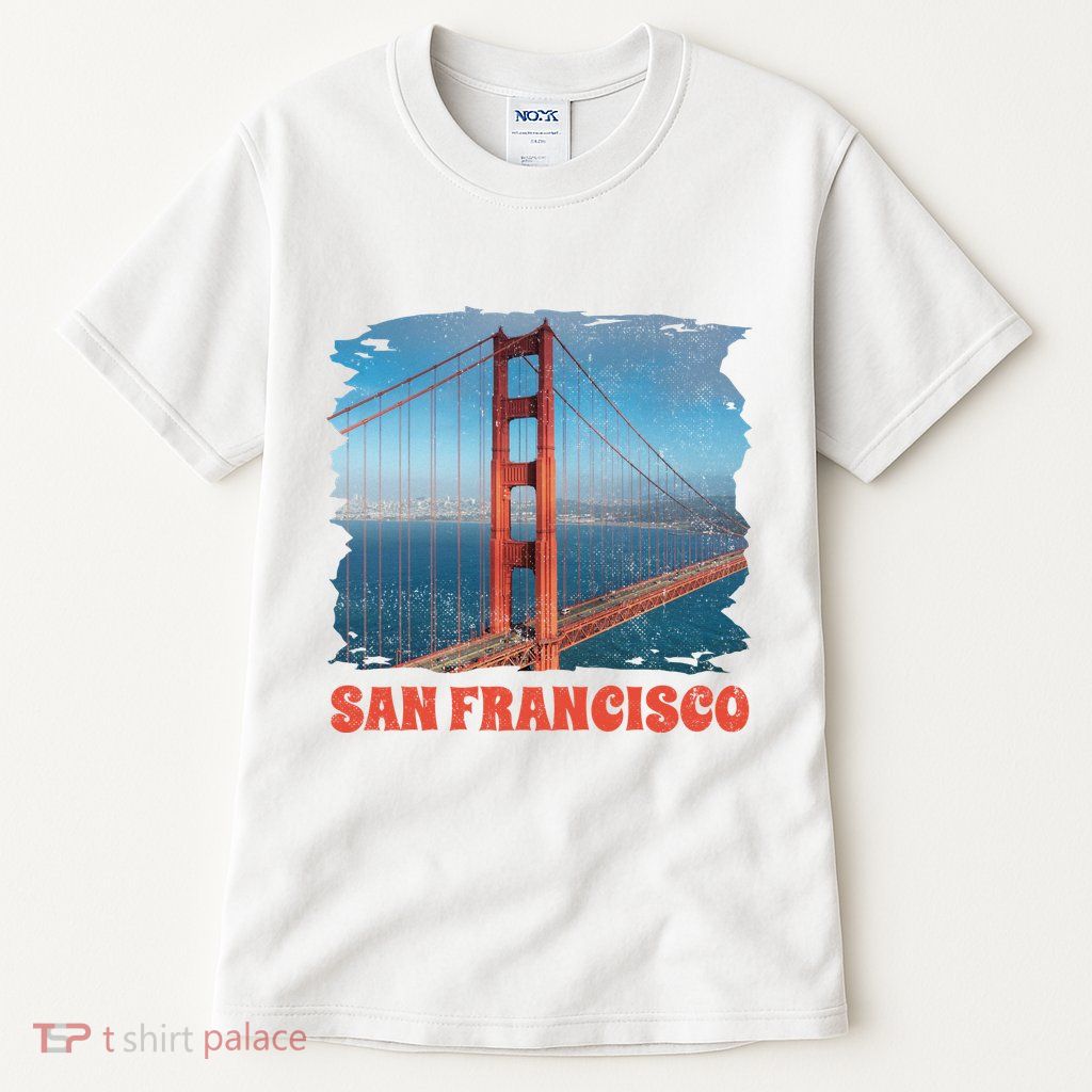 San Francisco Bridge Tall T-Shirt