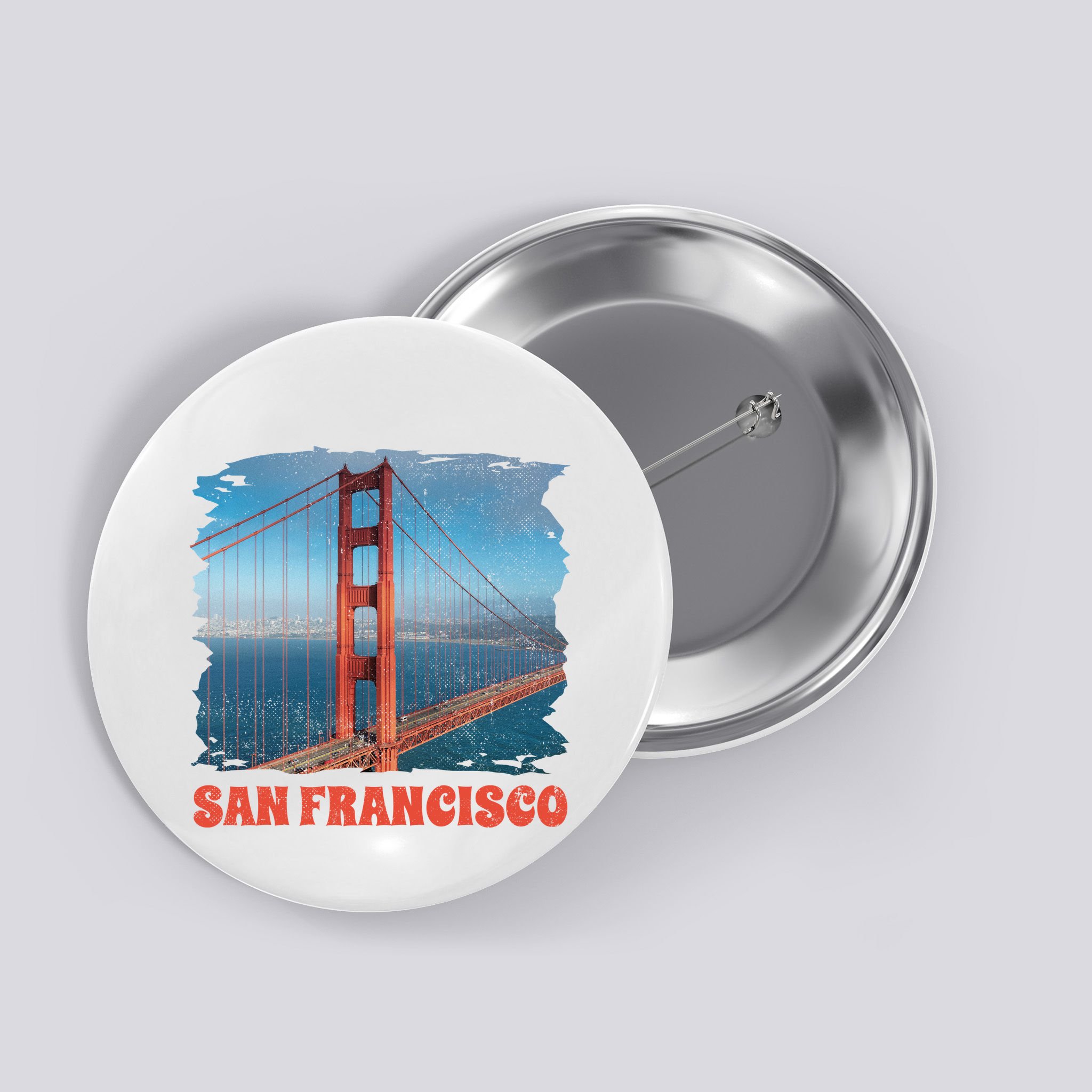 San Francisco Bridge Button