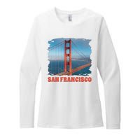 San Francisco Bridge Womens CVC Long Sleeve Shirt