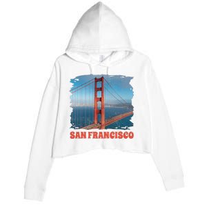 San Francisco Bridge Crop Fleece Hoodie