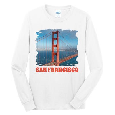 San Francisco Bridge Tall Long Sleeve T-Shirt