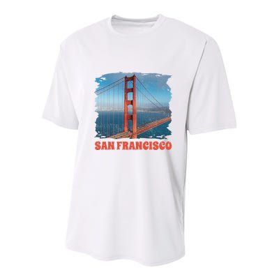 San Francisco Bridge Youth Performance Sprint T-Shirt