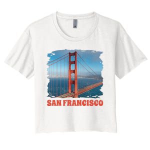 San Francisco Bridge Women's Crop Top Tee