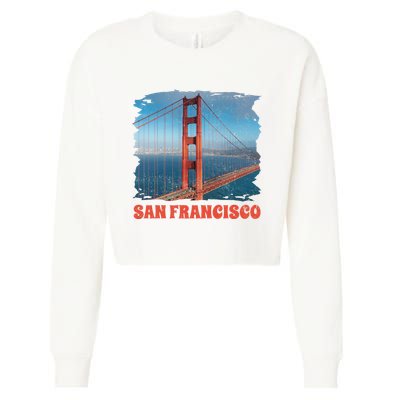 San Francisco Bridge Cropped Pullover Crew