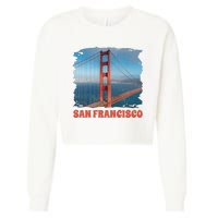 San Francisco Bridge Cropped Pullover Crew