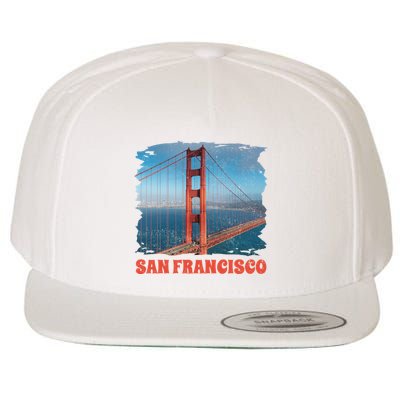 San Francisco Bridge Wool Snapback Cap