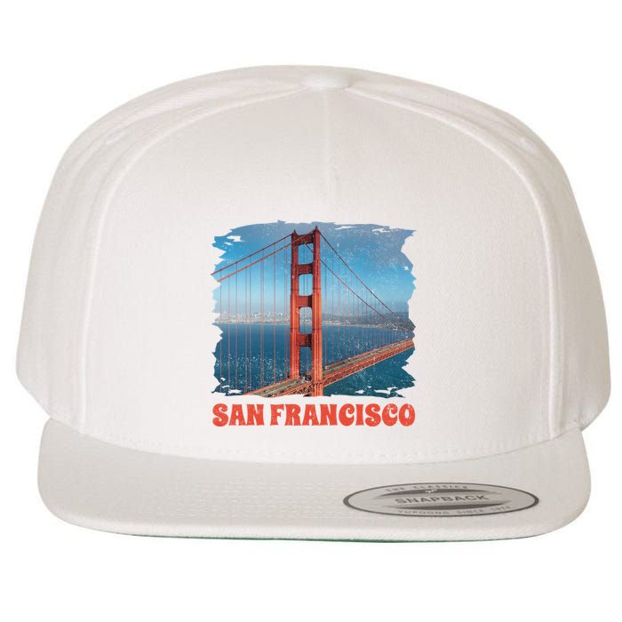 San Francisco Bridge Wool Snapback Cap