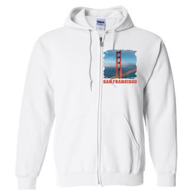 San Francisco Bridge Full Zip Hoodie