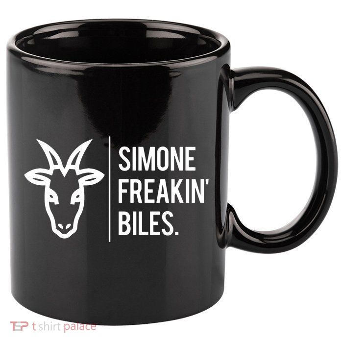 Simone Freakin Biles 11oz C Handle Ceramic Mug