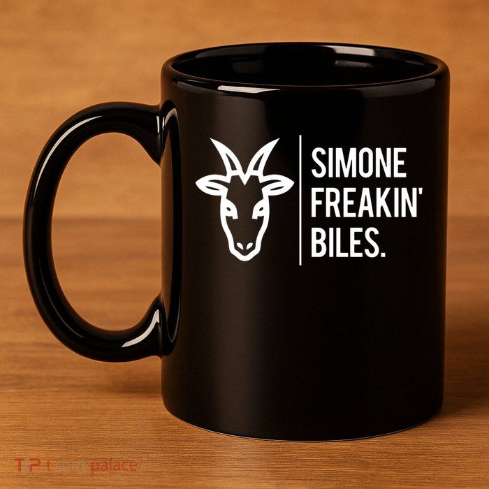 Simone Freakin Biles 11oz C Handle Ceramic Mug