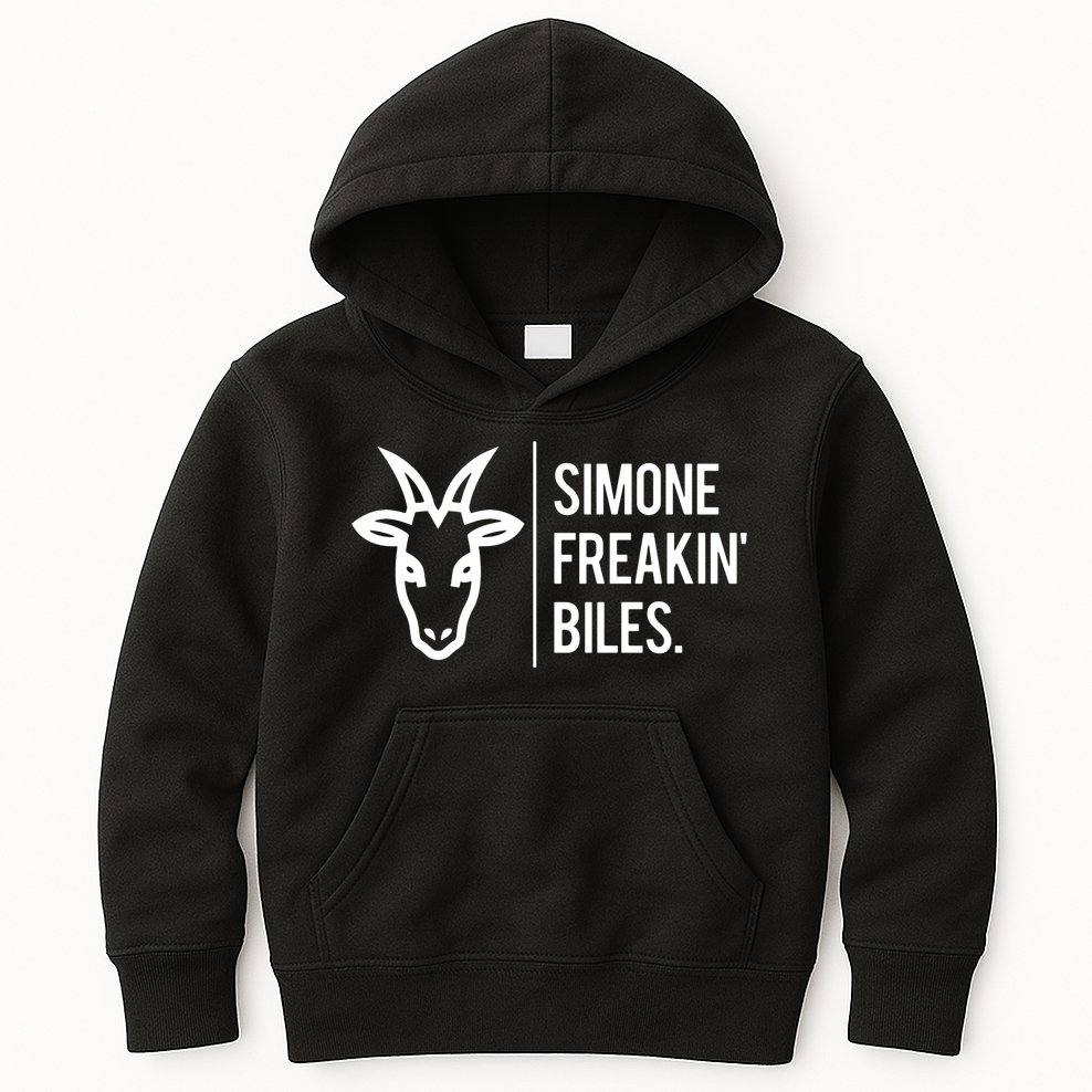 Simone Freakin Biles Kids Hoodie