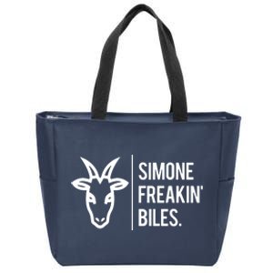 Simone Freakin Biles Zip Tote Bag