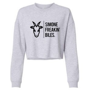 Simone Freakin Biles Cropped Pullover Crew