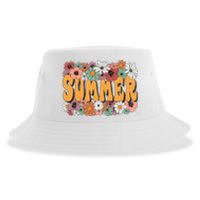 Summer Flowers Beautiful Summer Floral Retro Sustainable Bucket Hat