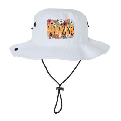 Summer Flowers Beautiful Summer Floral Retro Bucket Hat