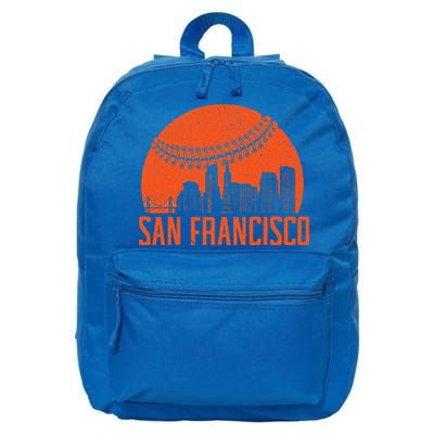 San Francisco Baseball Fan 16 in Basic Backpack