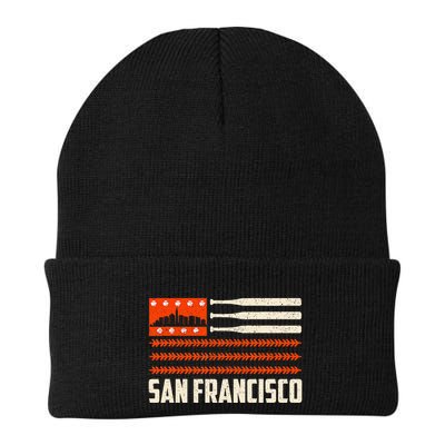 San Francisco Baseball Flag Patriotic Vintage Beanie