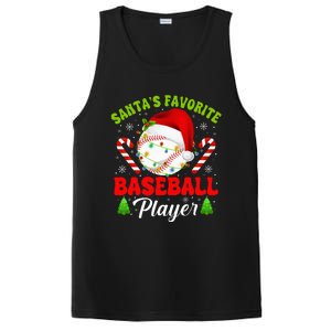 Santa's Favorite Baseball Player Christmas PosiCharge Competitor Tank