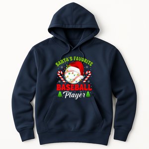 Santa's Favorite Baseball Player Christmas Hoodie