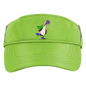 Smileteesall Funny BlueFooted Booby With Margarita Gift Adult Drive Performance Visor