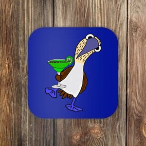 Smileteesall Funny BlueFooted Booby With Margarita Gift Coaster