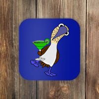 Smileteesall Funny BlueFooted Booby With Margarita Gift Coaster