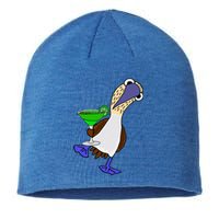 Smileteesall Funny BlueFooted Booby With Margarita Gift Sustainable Beanie