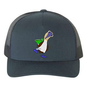 Smileteesall Funny BlueFooted Booby With Margarita Gift Yupoong Adult 5-Panel Trucker Hat