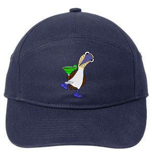 Smileteesall Funny BlueFooted Booby With Margarita Gift 7-Panel Snapback Hat