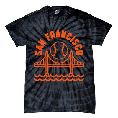 San Francisco Baseball SF California Tie-Dye T-Shirt
