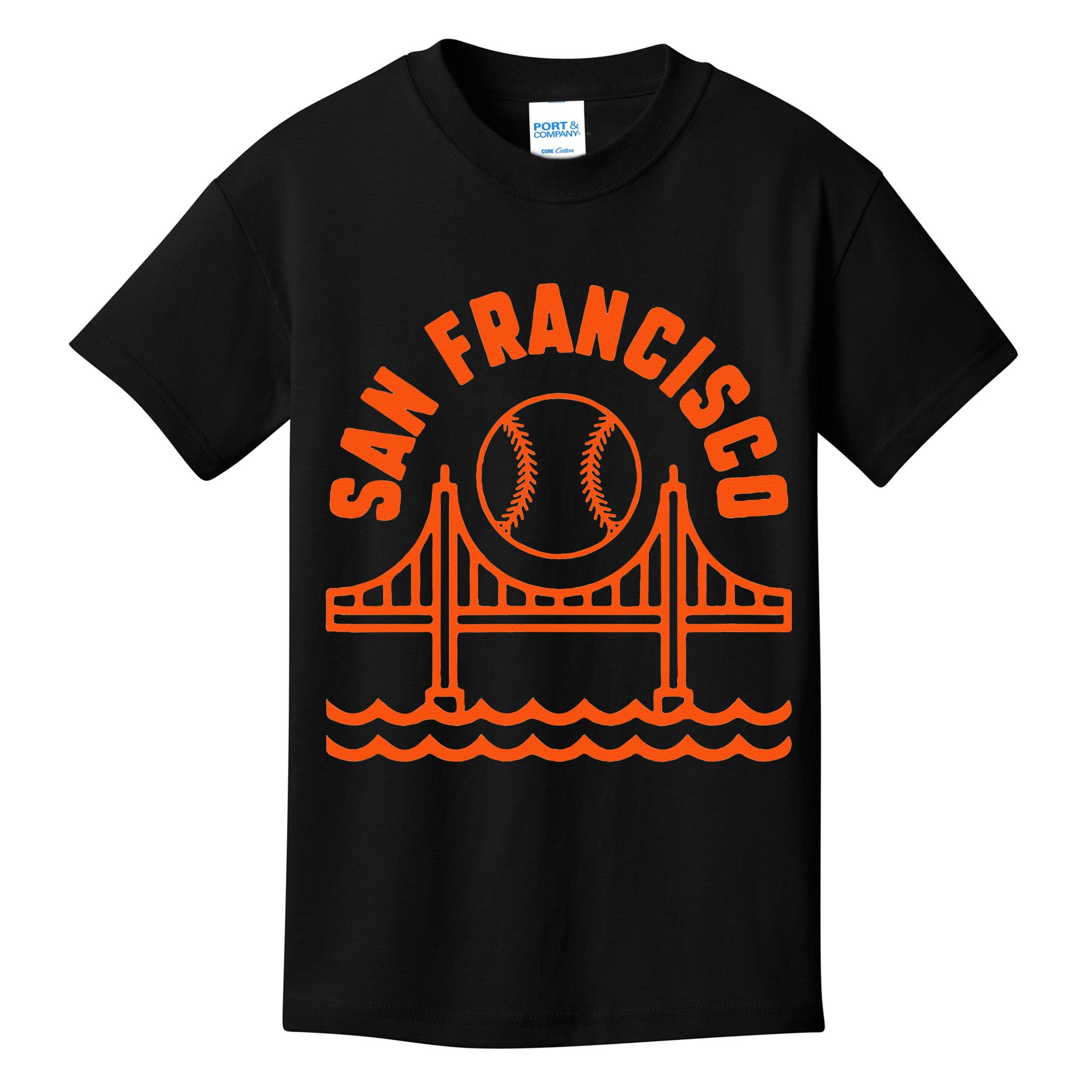 San Francisco Baseball SF California Kids T-Shirt