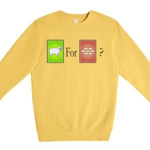 S.H.E.E.P For Brick Board Game Premium Crewneck Sweatshirt