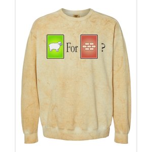 S.H.E.E.P For Brick Board Game Colorblast Crewneck Sweatshirt