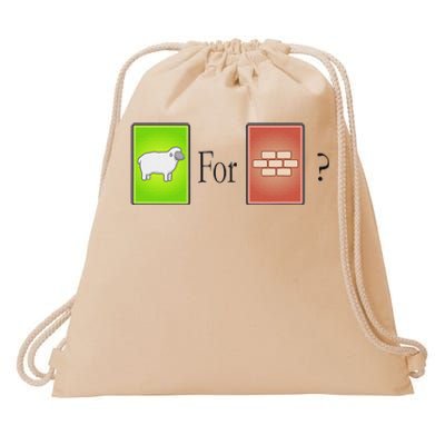 S.H.E.E.P For Brick Board Game Drawstring Bag