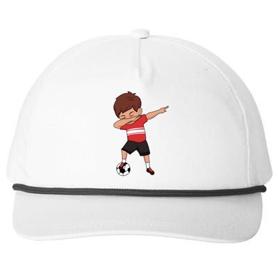 Soccer For Boy Dabbing Dab Gift Snapback Five-Panel Rope Hat