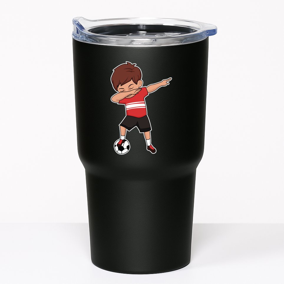 Soccer For Boy Dabbing Dab Gift Tumbler