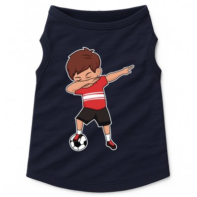 Soccer For Boy Dabbing Dab Gift Doggie Tank