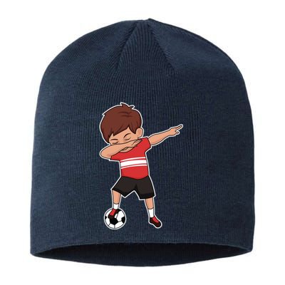 Soccer For Boy Dabbing Dab Gift Sustainable Beanie