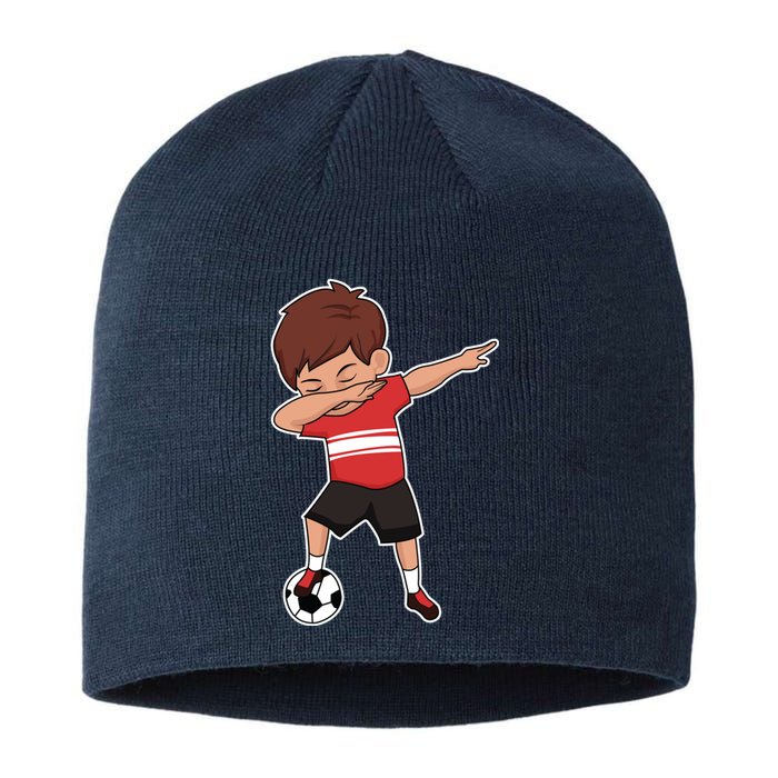 Soccer For Boy Dabbing Dab Gift Sustainable Beanie