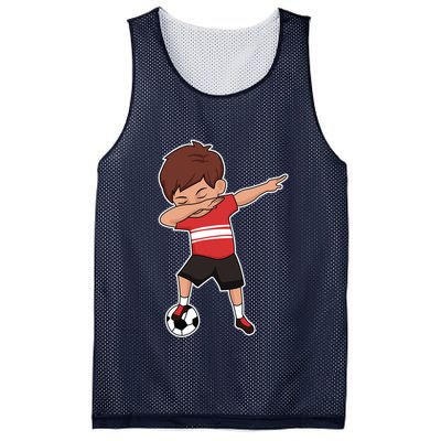 Soccer For Boy Dabbing Dab Gift Mesh Reversible Basketball Jersey Tank