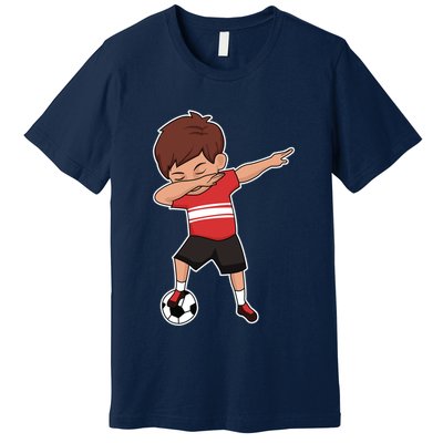 Soccer For Boy Dabbing Dab Gift Premium T-Shirt