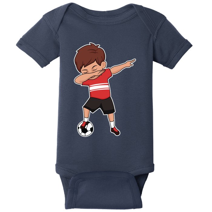 Soccer For Boy Dabbing Dab Gift Baby Bodysuit