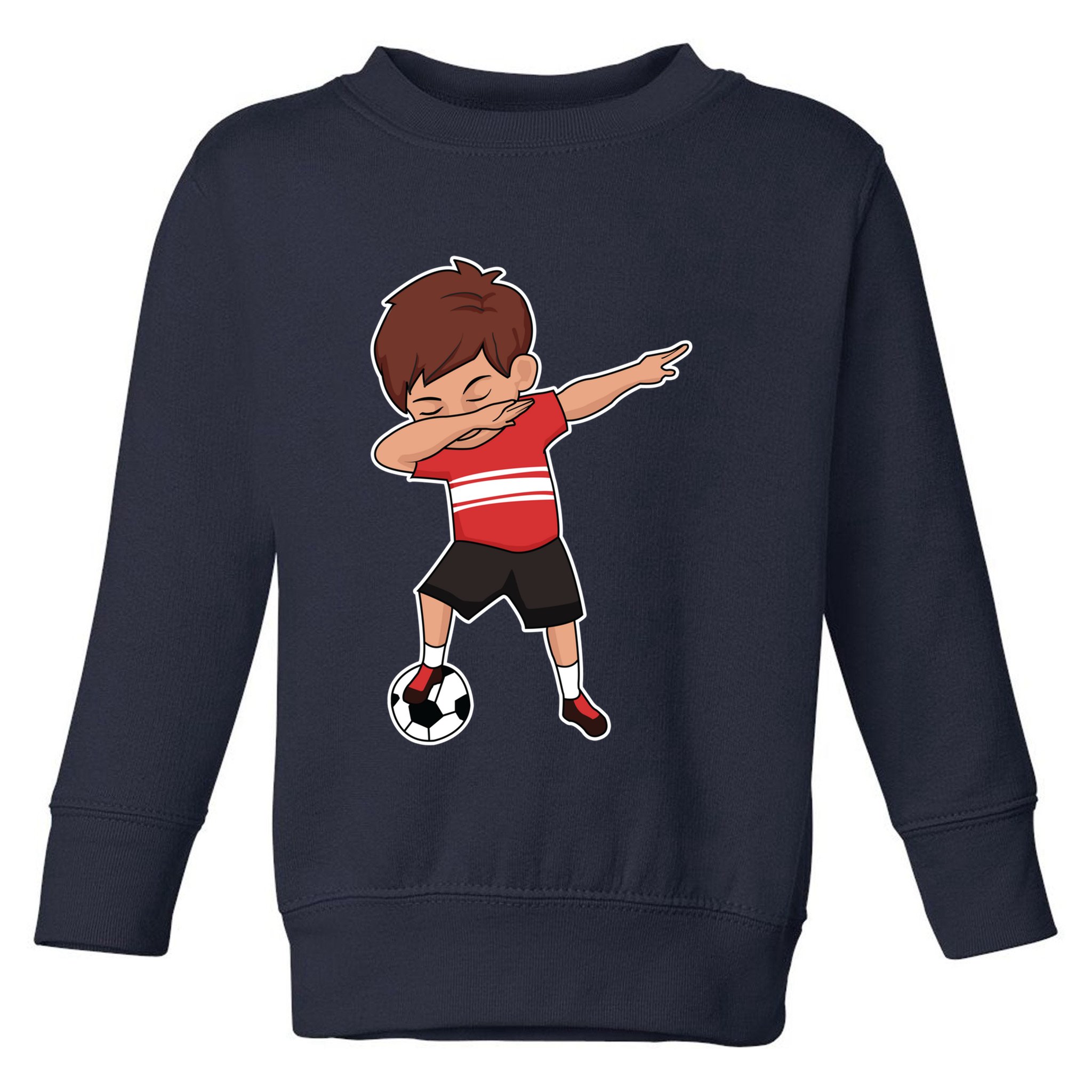 Soccer For Boy Dabbing Dab Gift Toddler Sweatshirt